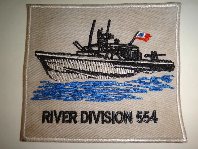 VIETNAM WAR PATCH US Navy PBR RIVER DIVISION 554 $17.36 - PicClick AU