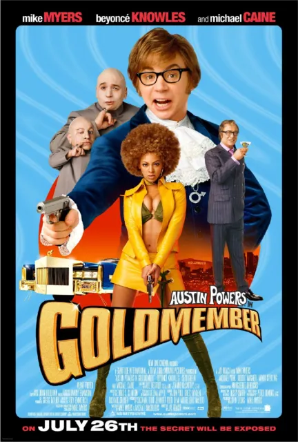 AUSTIN POWERS GOLDMEMBER 13x19 GLOSSY PHOTO MOVIE POSTER