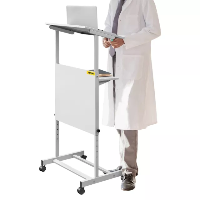 Standup Lectern, Height Adjustment Portable Pulpit, Lectern Podium Free Shipping