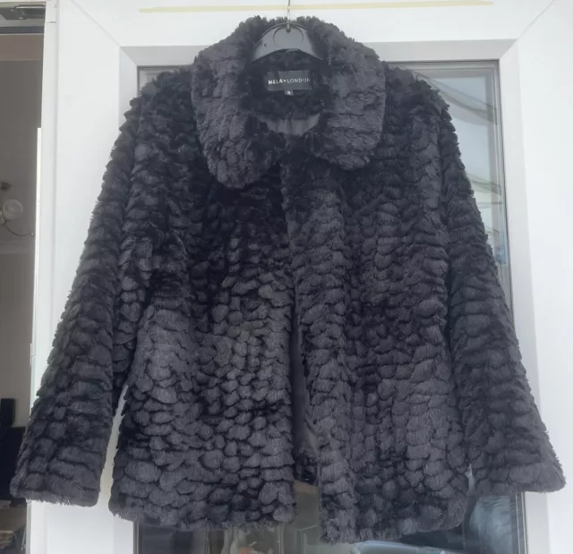 Mela london sales faux fur jacket