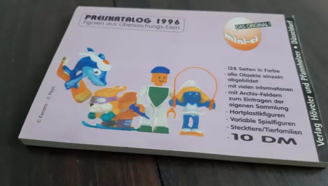 mini-ei Preiskatalog 1996 - Figuren aus Überraschungseiern - Höveler+Pfannholzer