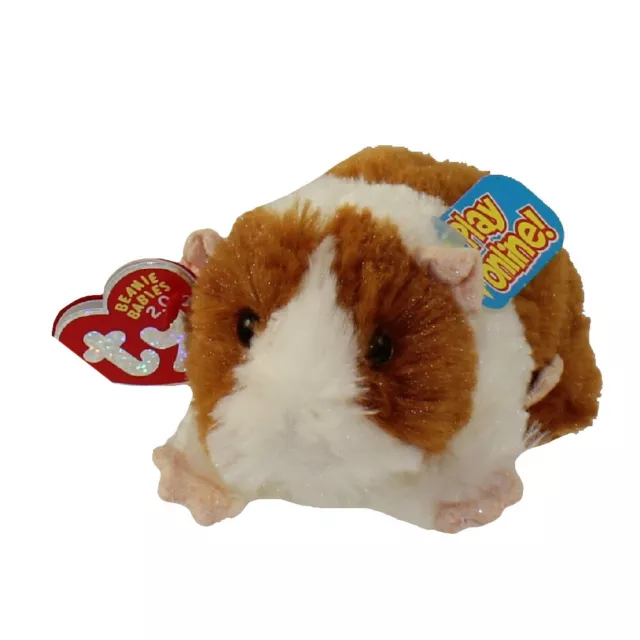 TY Beanie Baby 2.0 - FLUFFBALL the Hamster - MWMTs Stuffed Animal Toy