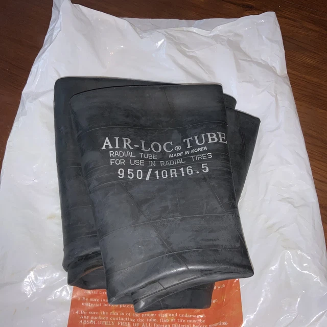New Air-loc Radial Tube Size 950/10R16.5 Valve Is TR15