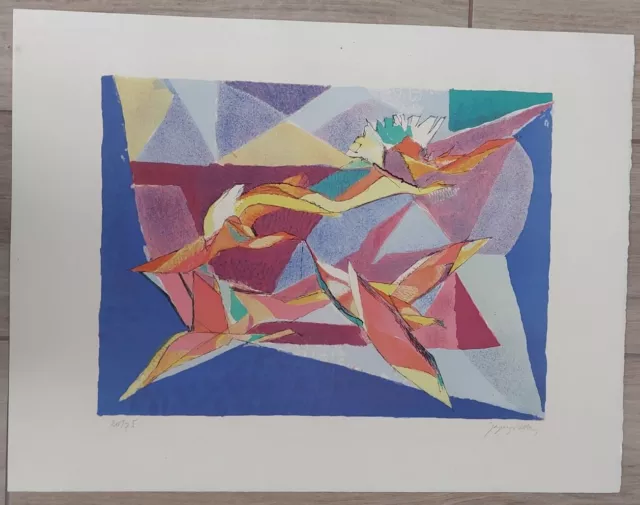 Lithographie Originale De Jacques VILLON Signée Et Numérotée 20/75