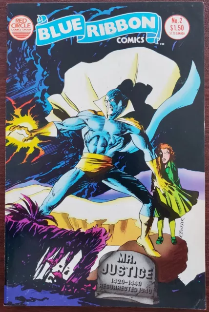 Blue Ribbon Comics #2 VG/FN 5.0 (Red Circle Comics Group 1983) ~ Mr. Justice✨