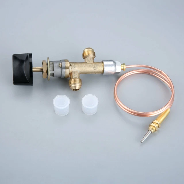 Vanne De Commande De Gaz Pour Barbecue – Lot De 2 – Compatible Universelle – 9,5 Cm