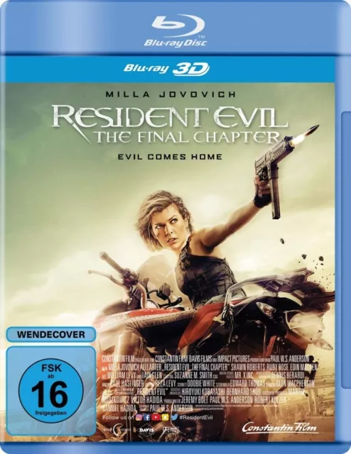 Resident Evil - The Final Chapter 3D [Blu-Ray] Neuware