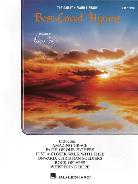 Best Loved Hymns for Easy Piano Vocal Sheet Music 37 Christian Songs Lyrics Book