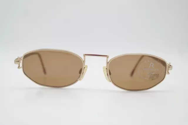 Gafas de Sol Vintage Rodenstock R 1738 Oro Braun Ovalada Gafas