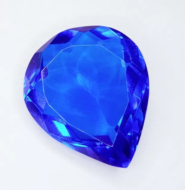 Blue Topaz 49.57 Ct Loose Gemstone Certified Transparent Big Size Pear Shape Gem