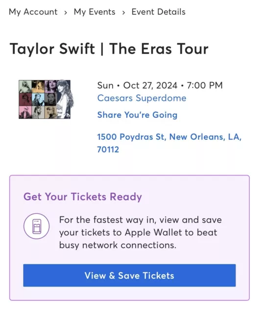 Taylor Swift New Orleans October 2025