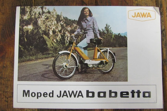 NOS CZ JAWA Babetta Moped Motokov Brochure Leaflet Pamphlet £10.50 ...