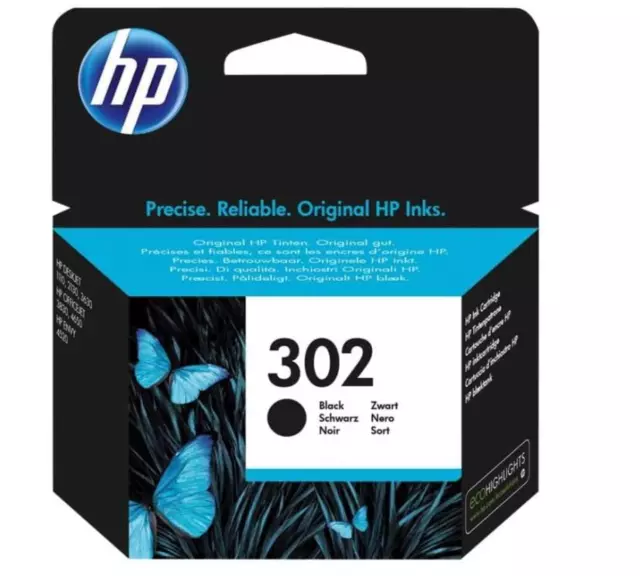 HP 302 Standard Capacity Black Original Ink Cartridge for HP ENVY 4527 All-in-On