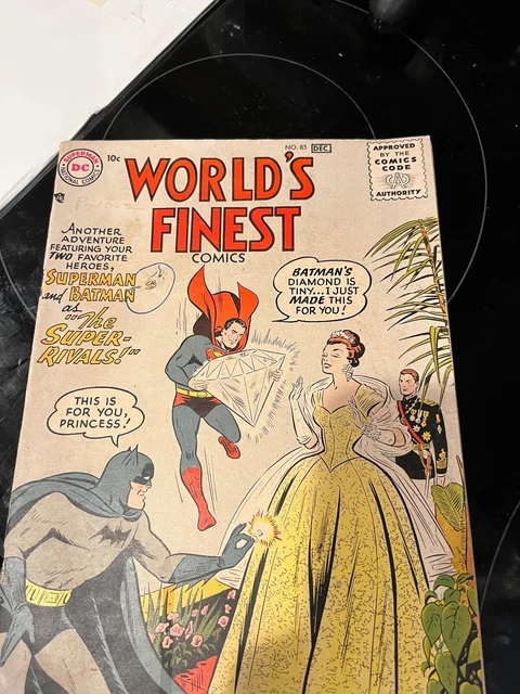World's Finest Comics #85  1956 - Superman, Batman, Green Arrow, Tomahawk