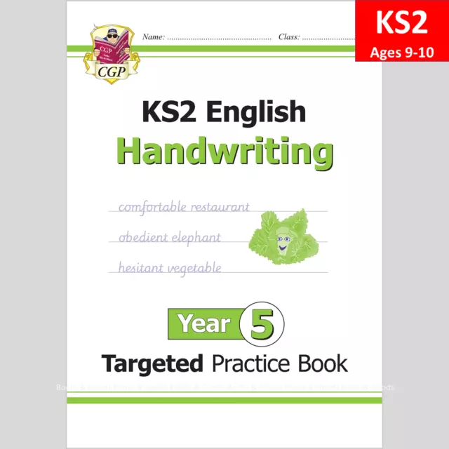 KS2 Year 5 English Targeted Practice Book Handwriting Ages 9-10 Cgp