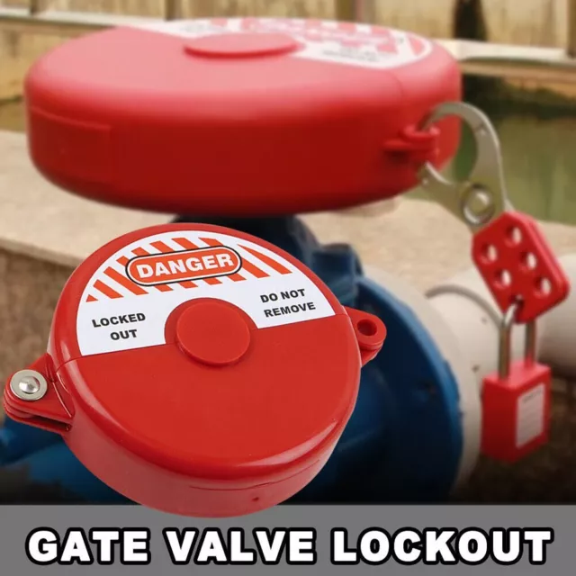 Long lasting Round Tank Gas Bottle Valve Lockout Portable and Dependable