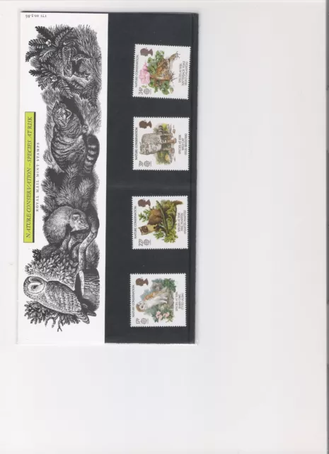 1986 Royal Mail Presentation Pack Nature Conservation Mint Decimal Stamps