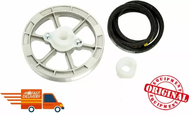 Speed Queen Original 204486 New OEM Genuine Washer Aluminum Pulley With Belt Kit