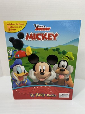 mickey mouse clubhouse my busy book playmat & figures