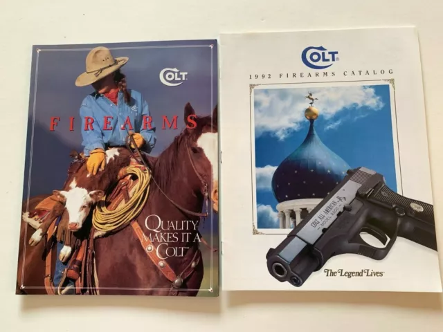 2 COLT Catalogs - 1992 & 1996