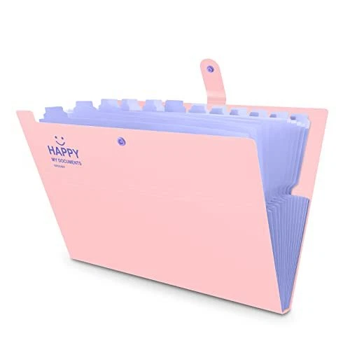 HAISSKY Trieur à Soufflets Classeur Rangement Papier Chemise File Folders Pla...