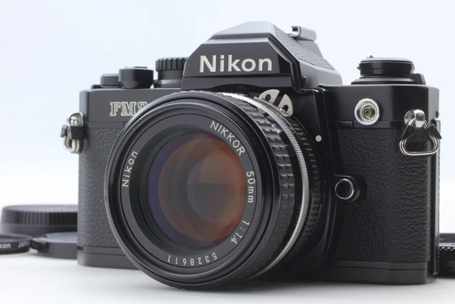 FINAL LATE [MINT] Nikon New FM2 FM2N Black Film Camera Ai-s 50mm