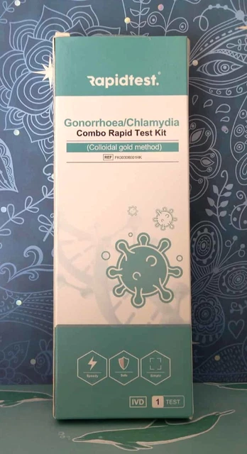 RAPIDTEST GONORRHOEA / Chlamydia Combo Rapid Test Kit 1 Test £18.99 ...