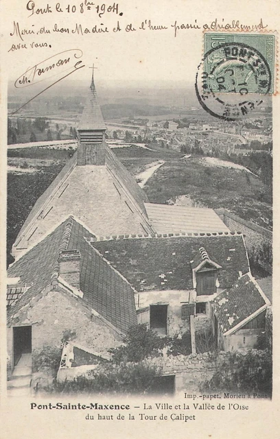 CPA Pont Sainte Maxence-La ville et la valley de l'Oise 43379
