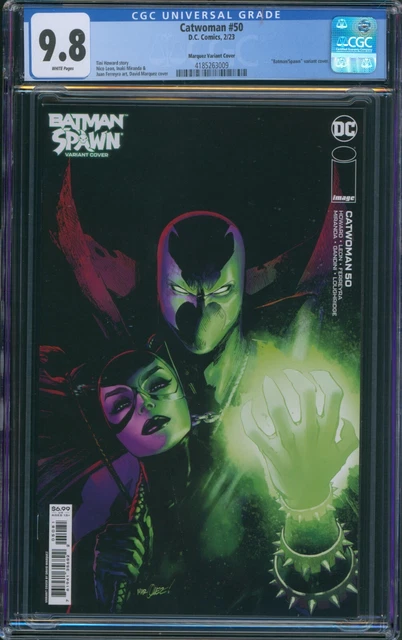 Catwoman #50 CGC 9.8 Batman Spawn 1 Variant DC 2022 1st Appearance of Tomcat