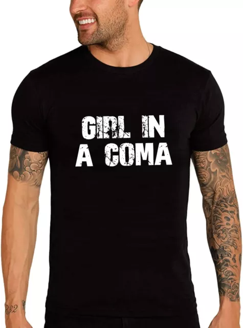 Camiseta Estampada para Hombre Chica En Coma – Girl In A Coma – T-shirt Vintage