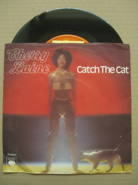 Cherry Laine - Catch The Cat - 7" Single Vinyl Schallplatte