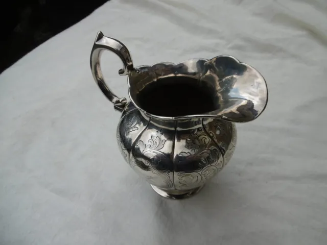 1842 bella brocca in argento irlandese di produttore Dublino non scritto PL 235 g