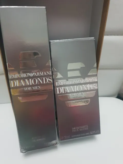 EA Diamonds For Men 75ml Edt 200ml Shower Gel Gift Set