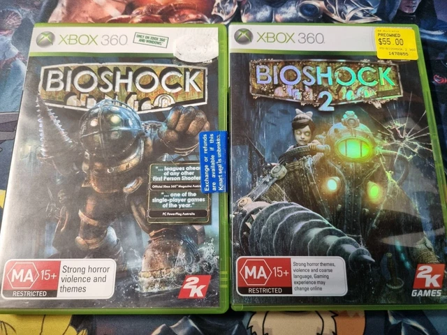 XBOX 360 Bioshock 1 Bioshock 2 & Infinite Bundle Lot of 3 Complete Tested  Works