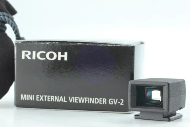 [Almost Unused] RICOH GV-2 ii External Mini Finder 28mm for GR Series From JAPAN