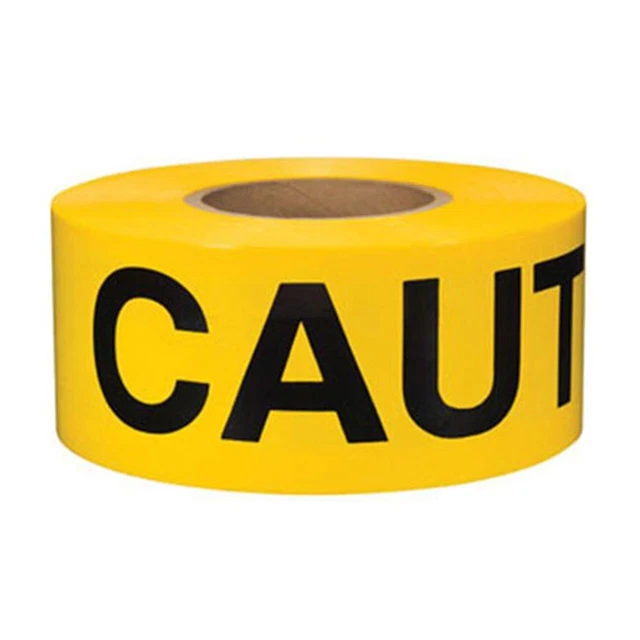 Yellow Reflective Caution Tape 1000 ft.