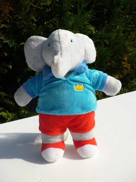 ♥♥ Peluche Doudou Babar Badou Lansay 25 Cm