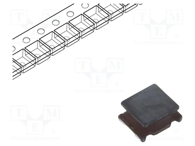 Throttle: Wire -40÷85°C 20% 15uH SMD 520mA 20MHz 1210 0.684Ω