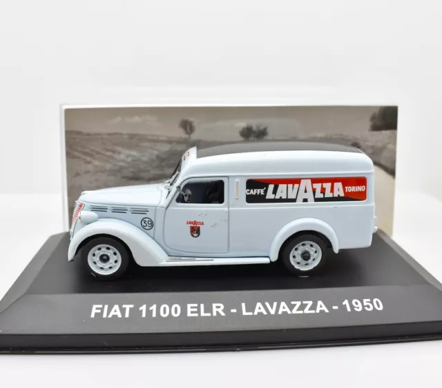 Model Car Van Fiat 1100 Elr lavazza Vehicles Ads vintage 1:43 IXO