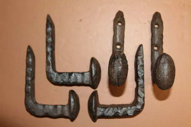 Railroad Spike Wall Hooks, Man Cave Decor, Hanging Storage Kids Decor Hook H-81