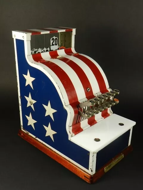 ANTIGUA CAJA REGISTRADORA NATIONAL Mod. 711 AÑO 1915 ANTIQUE CASH REGISTER