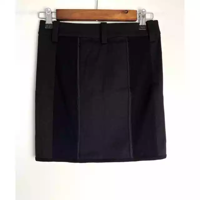 NWT T by Alexander Wang Paneled Bodycon Mini Skirt (size 0) 3