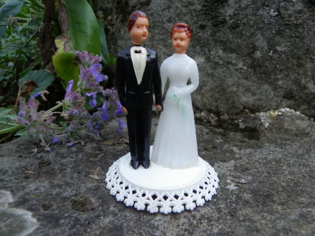 Couple De Mariés De Pièce Montée - Années 50/60 - Mariage