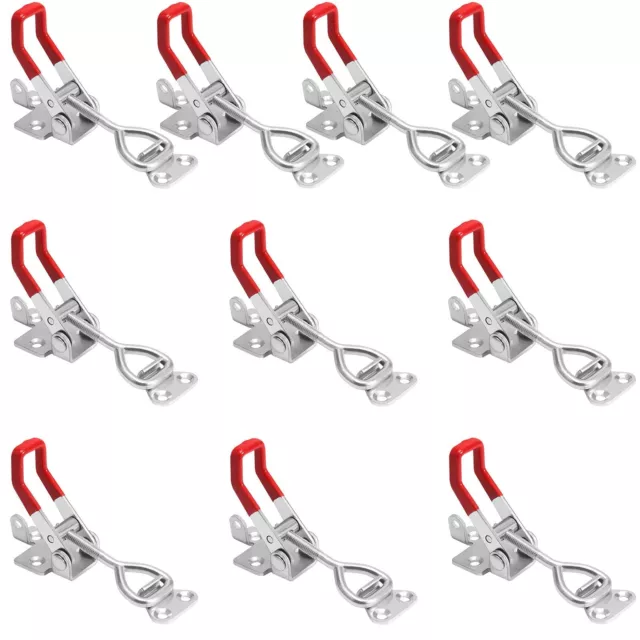 10 Pack Adjustable Toggle Clamp 4002 Quick Release Pull Latch Clamp Toggle La...