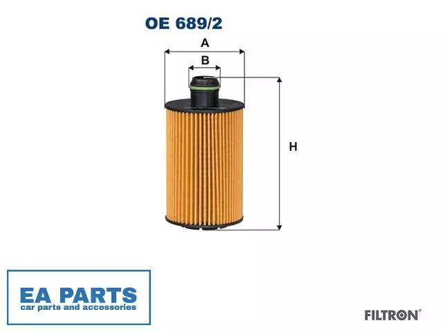 Oil Filter for JEEP LANCIA MASERATI FILTRON OE 689/2