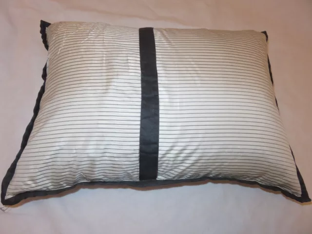 Vera Wang FRENCH PAISLEY Silk Stripe Decorative Pillow NWT 3