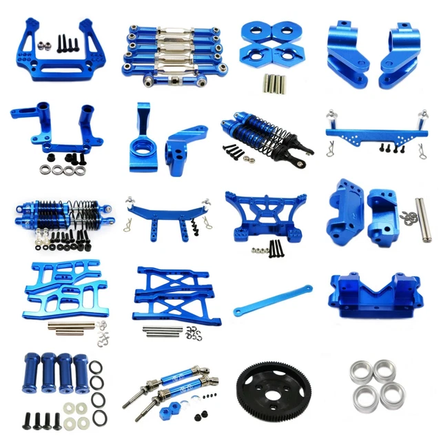 Aluminum Metal Upgrade Parts DIY N-blue Fit for Rc 1/10  traxxas slash 2wd Car