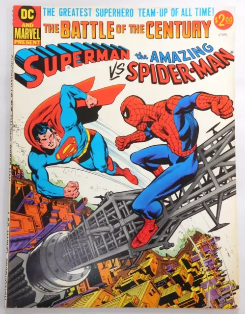 Superman Vs Amazing Spider-Man Treasury Edition 1976 Marvel Dc Comics