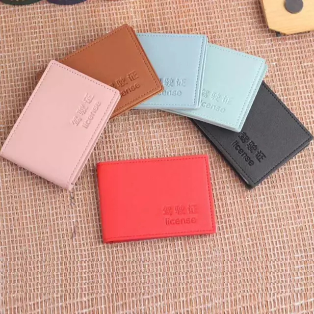 Unisex Car Driver's License Holster Pu Business Folder Wallet Card Holder Cover