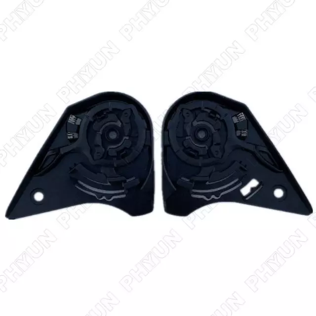 2x Motorcycle Helmet Shield Lens Base Black ABS For LS2 FF351 FF352  FF369 FF384 2